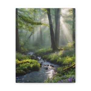 "Mystical Forest Beauty on Canvas"