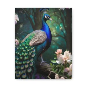 Majestic Peacock Wall Painting Canvas